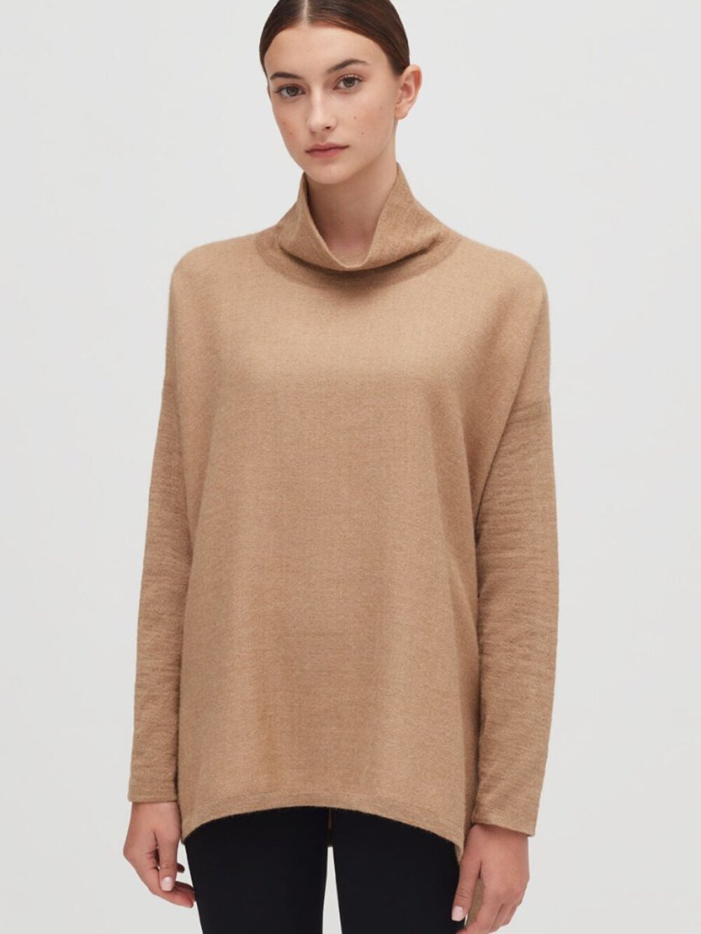 Cuyana Baby Alpaca Turtleneck Sweater - Picture 1 of 4
